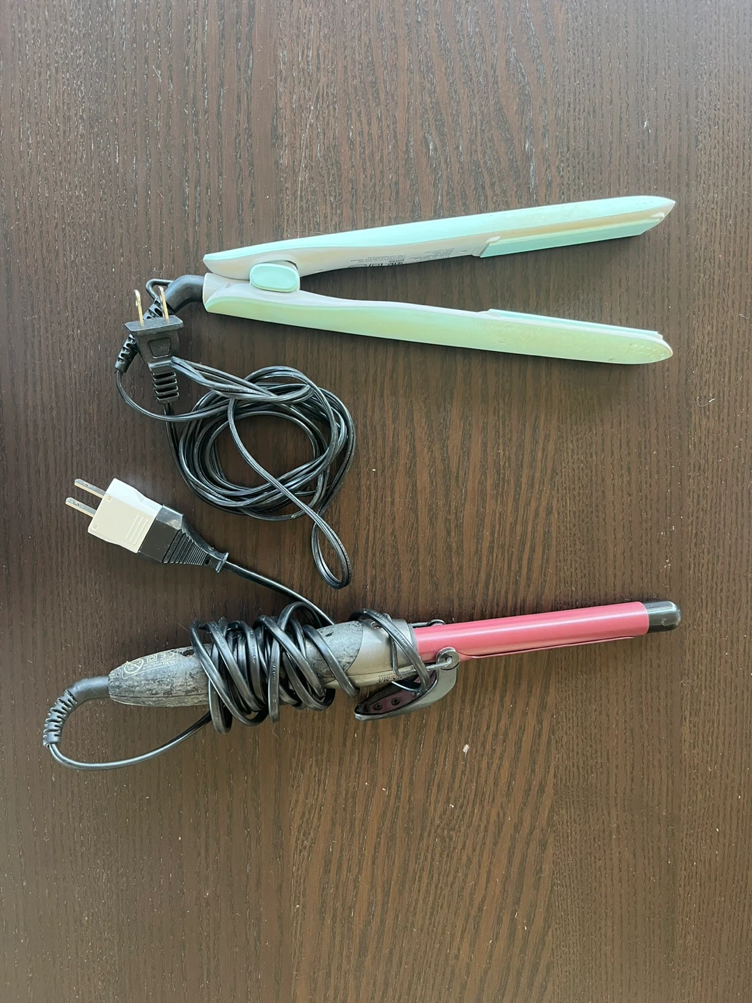 Curling Iron and Flat Iron - Hair styling bundle