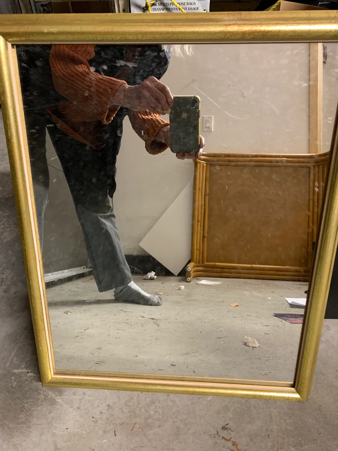 Gold Framed Wall Mirror