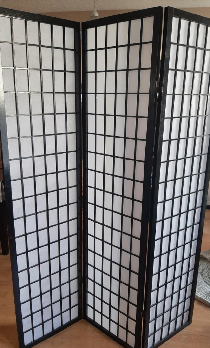 3-Panel Folding Room Divider Screen