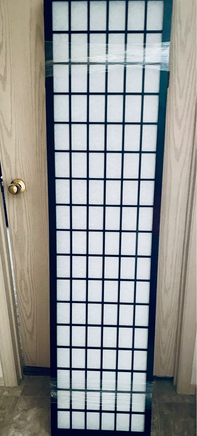 3-Panel Folding Room Divider Screen - photo 2