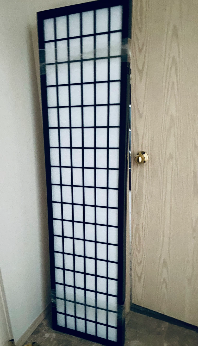 3-Panel Folding Room Divider Screen - photo 3