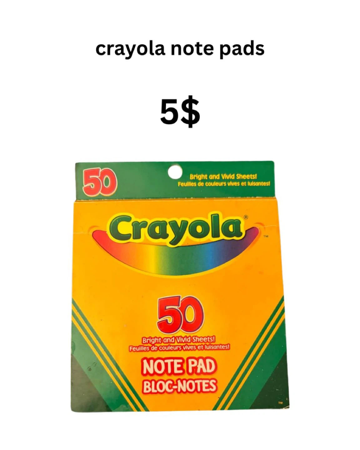 School Supplies Bundle: Geometry Set, Crayola Note Pads, Staples - photo 3