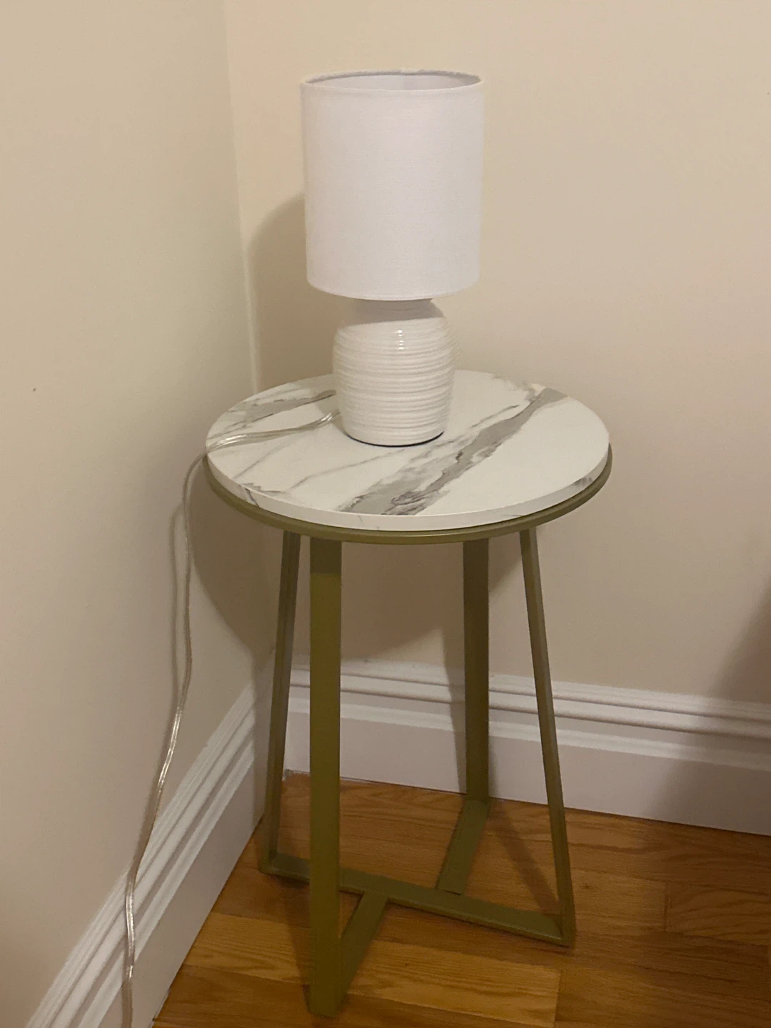 White Ceramic Table Lamp