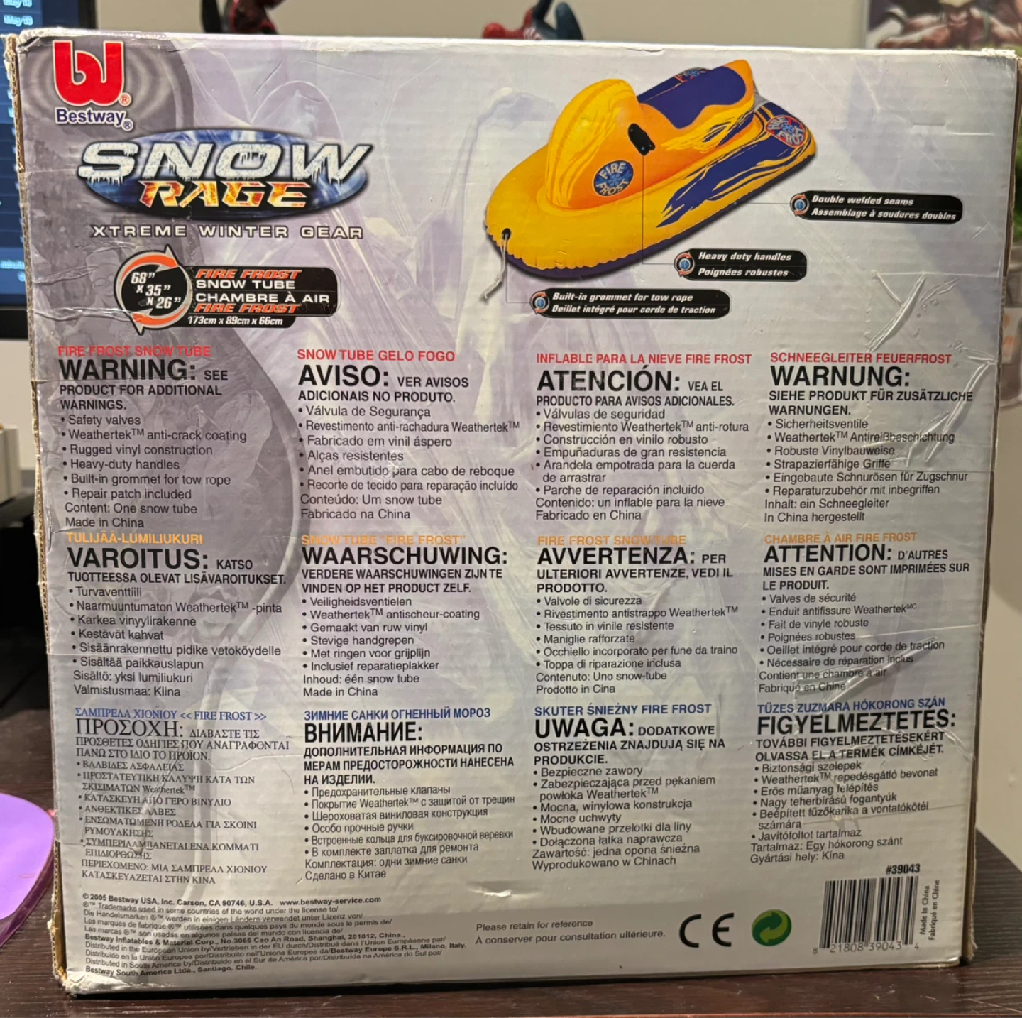 Bestway Snow Rage Fire Frost Snow Tube 2005 - photo 3