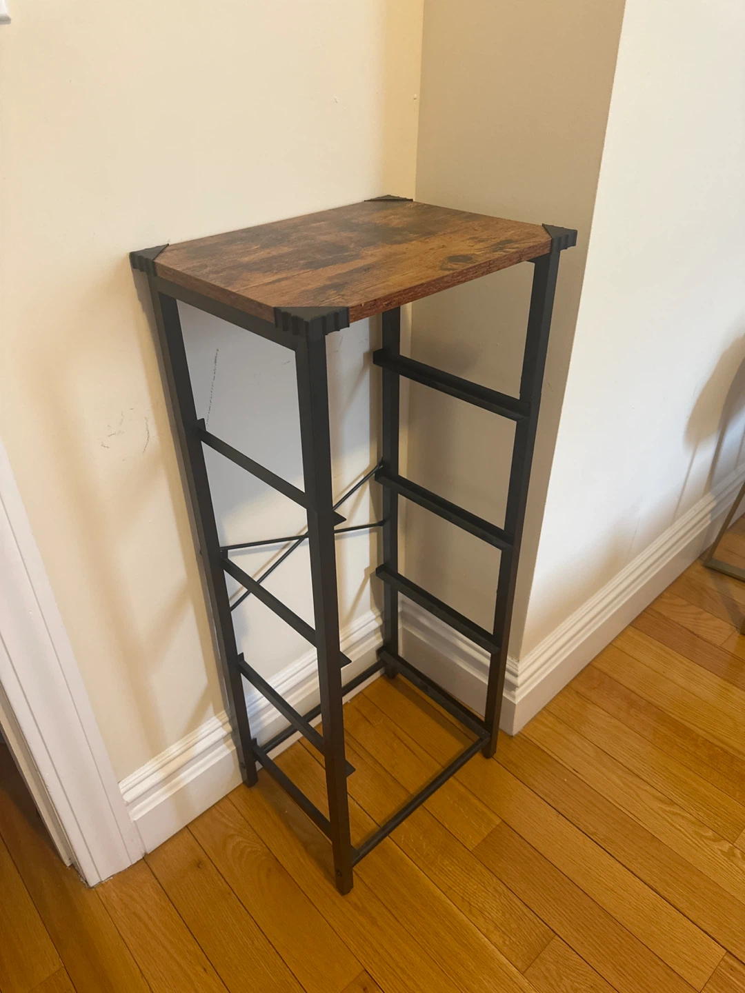 Industrial Style Corner Shelf Unit