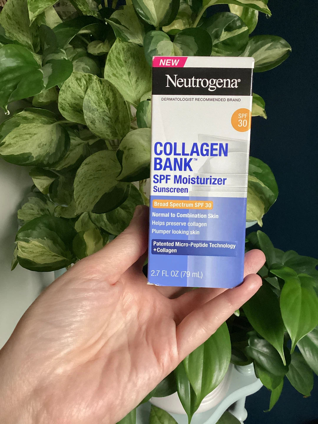Neutrogena Collagen Bank SPF 30 Moisturizer Sunscreen 2.7 OZ
