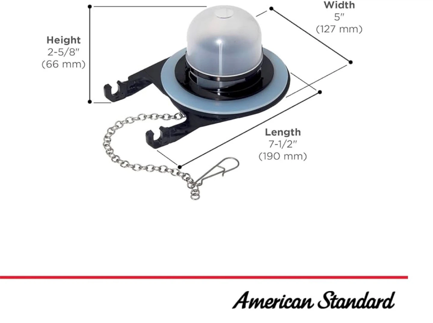 American Standard Flapper Assembly 7381193-200.0070A - photo 2