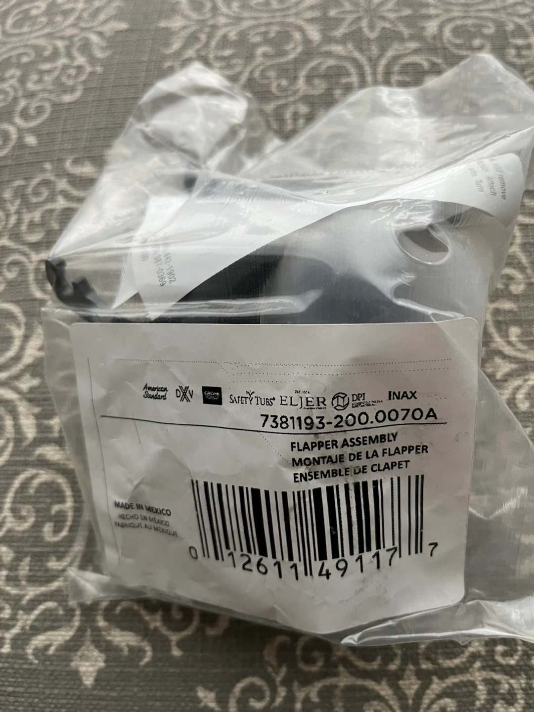 American Standard Flapper Assembly 7381193-200.0070A - photo 4