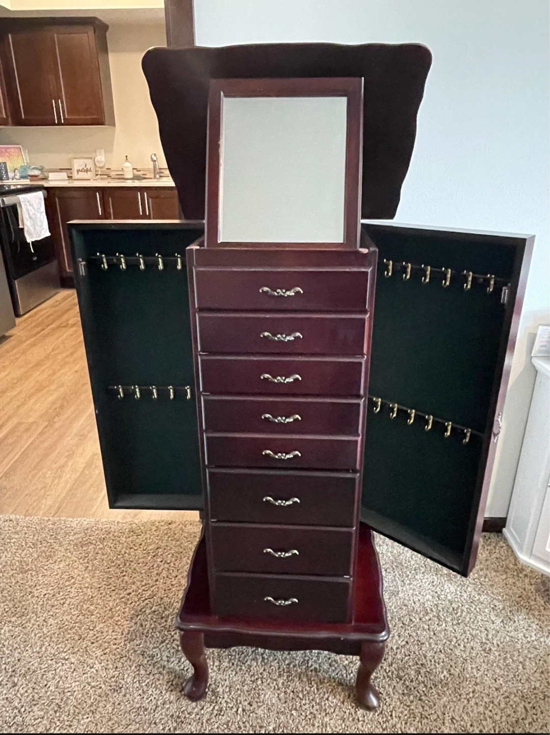 1989 Powell Olde English Jewelry Armoire - photo 2