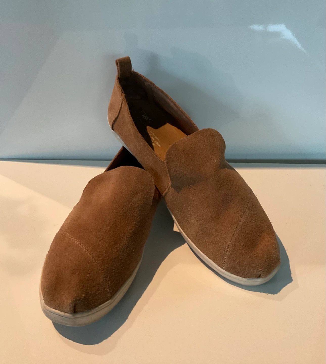 TOMS Suede Slip-On Shoes Size 8.5 - photo 2