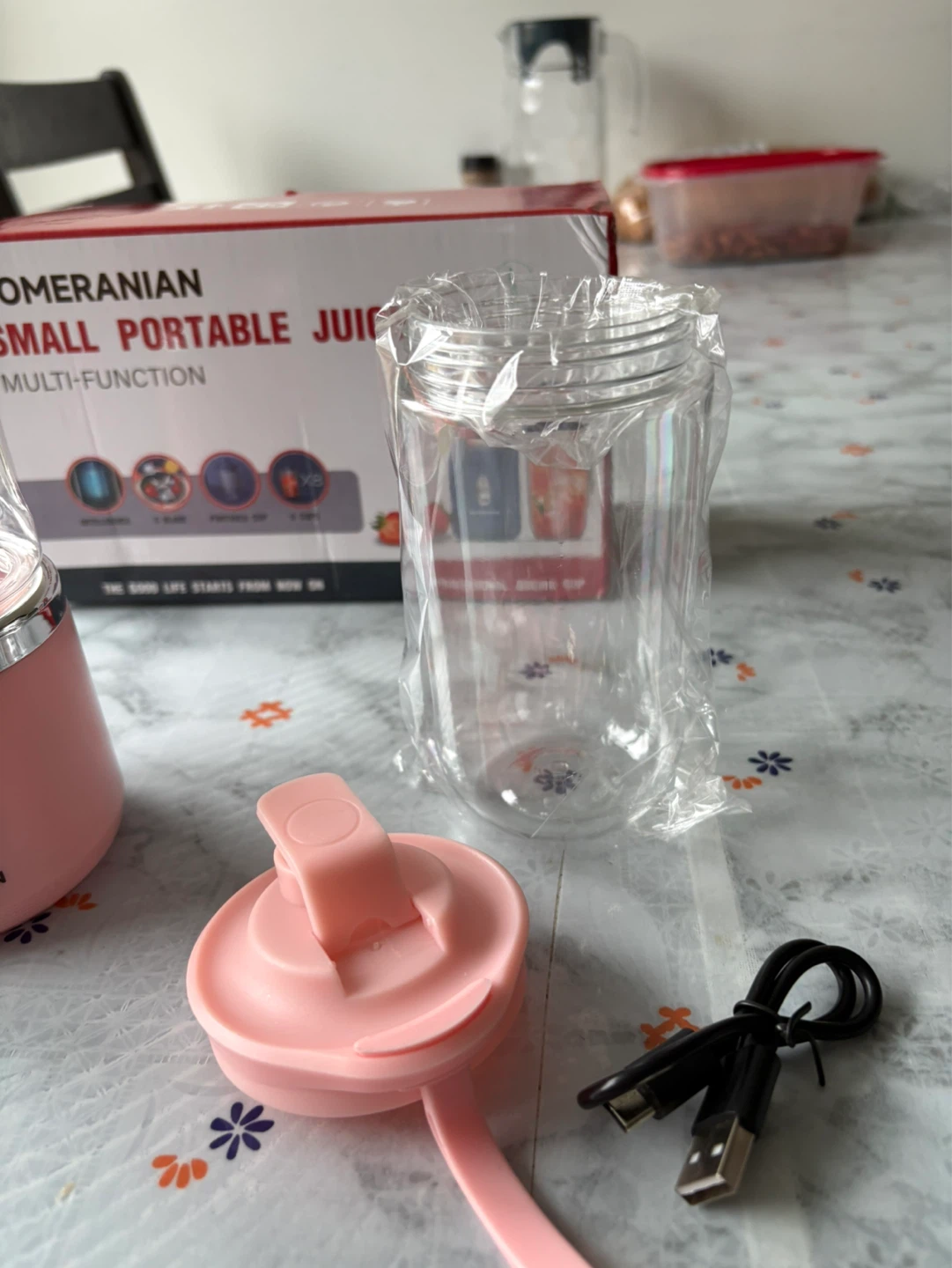 Brand New Portable Juicer Blender – Pink - photo 3