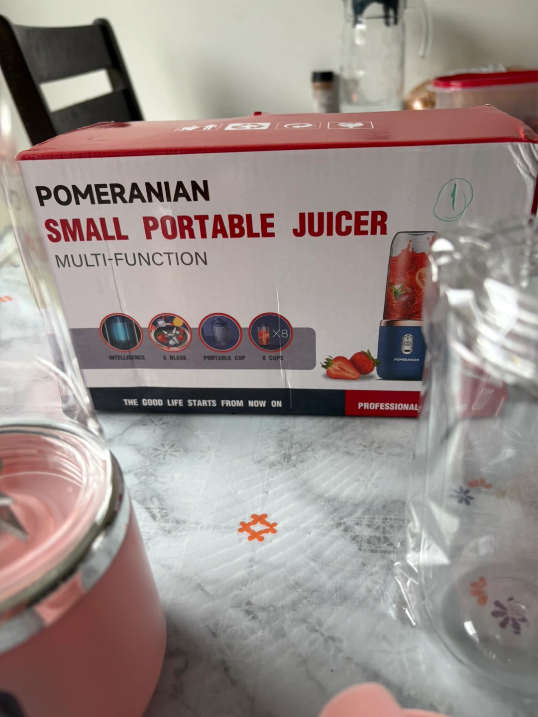 Brand New Portable Juicer Blender – Pink - photo 4