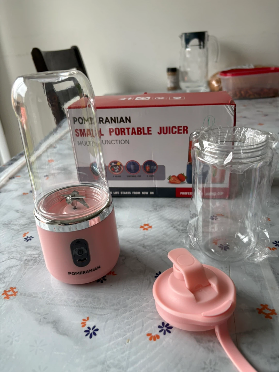 Brand New Portable Juicer Blender – Pink