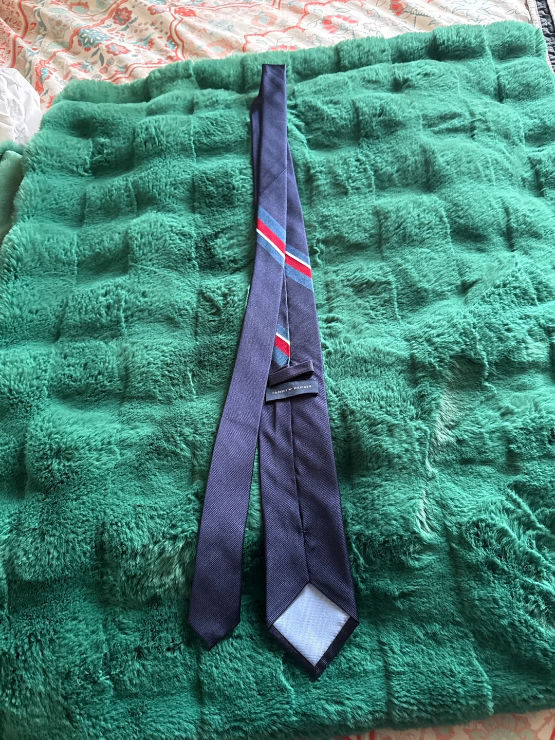 Tommy Hilfiger Navy Silk Tie - photo 2