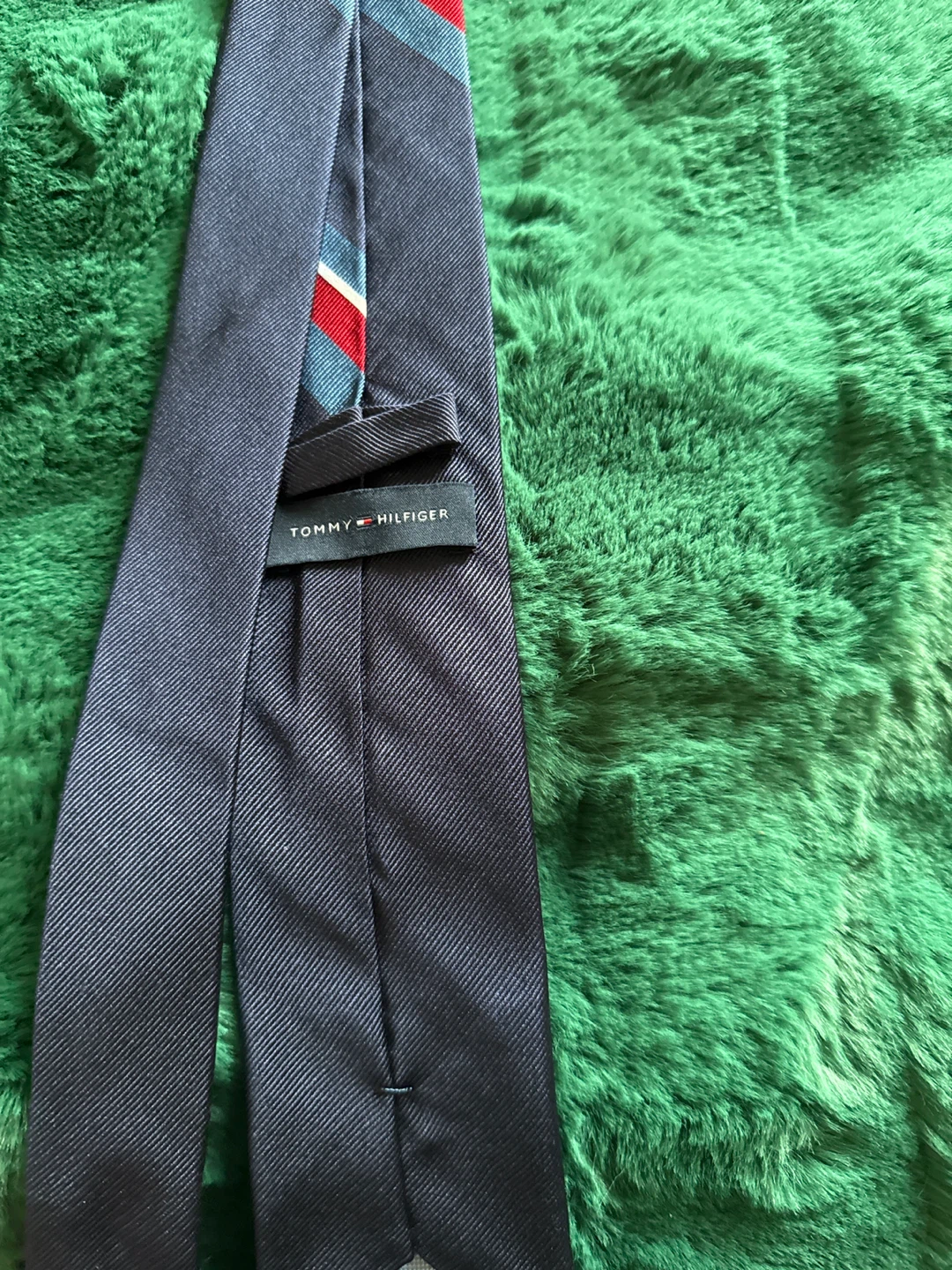 Tommy Hilfiger Navy Silk Tie - photo 4