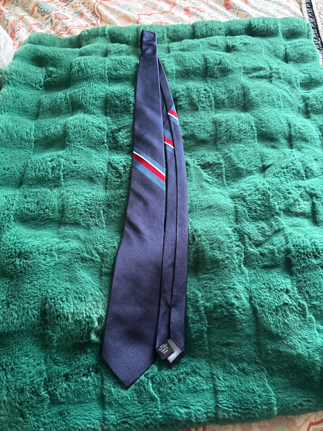 Tommy Hilfiger Navy Silk Tie