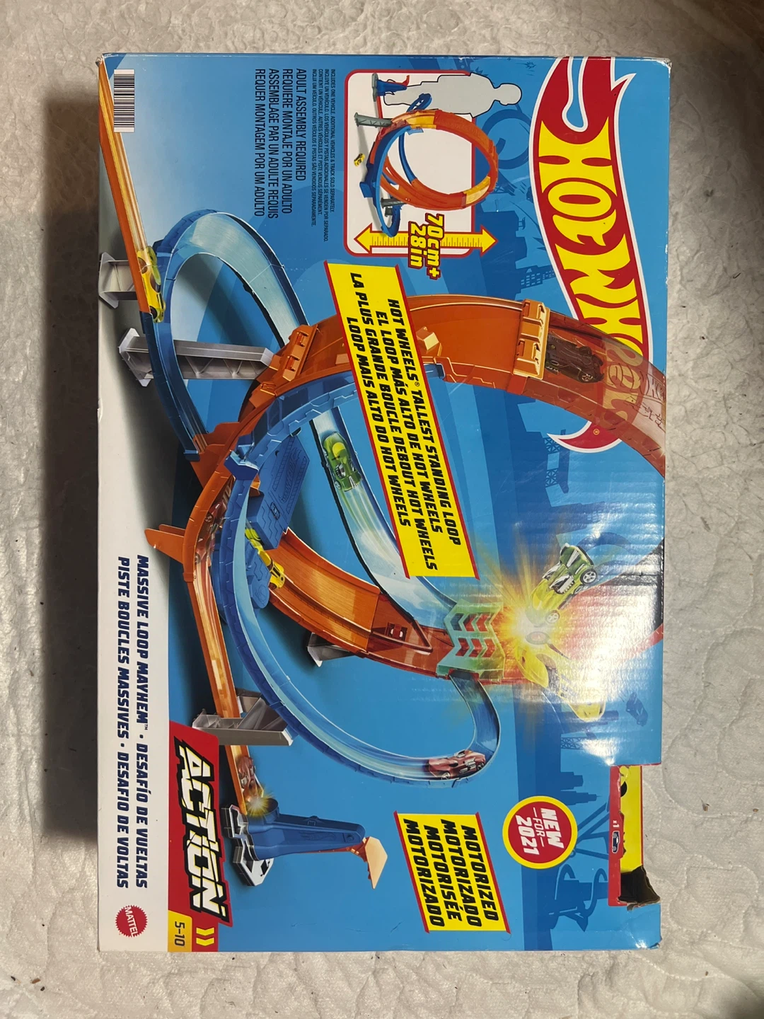 Hot Wheels Massive Loop Mayhem Track Set