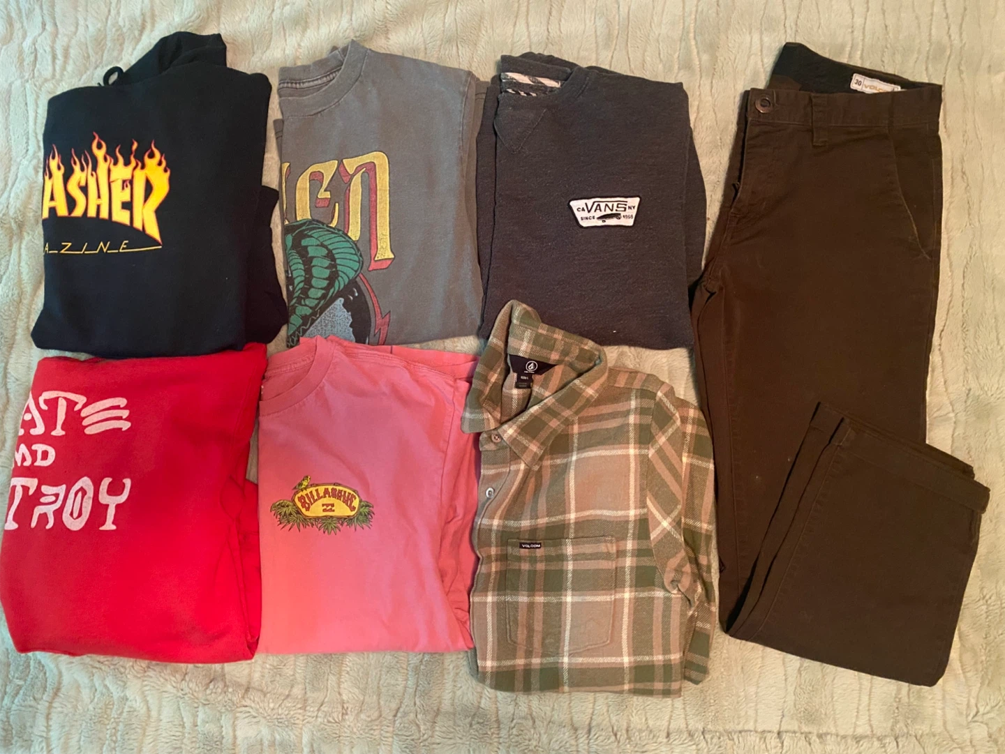 Bundle of Skateboarding Clothing