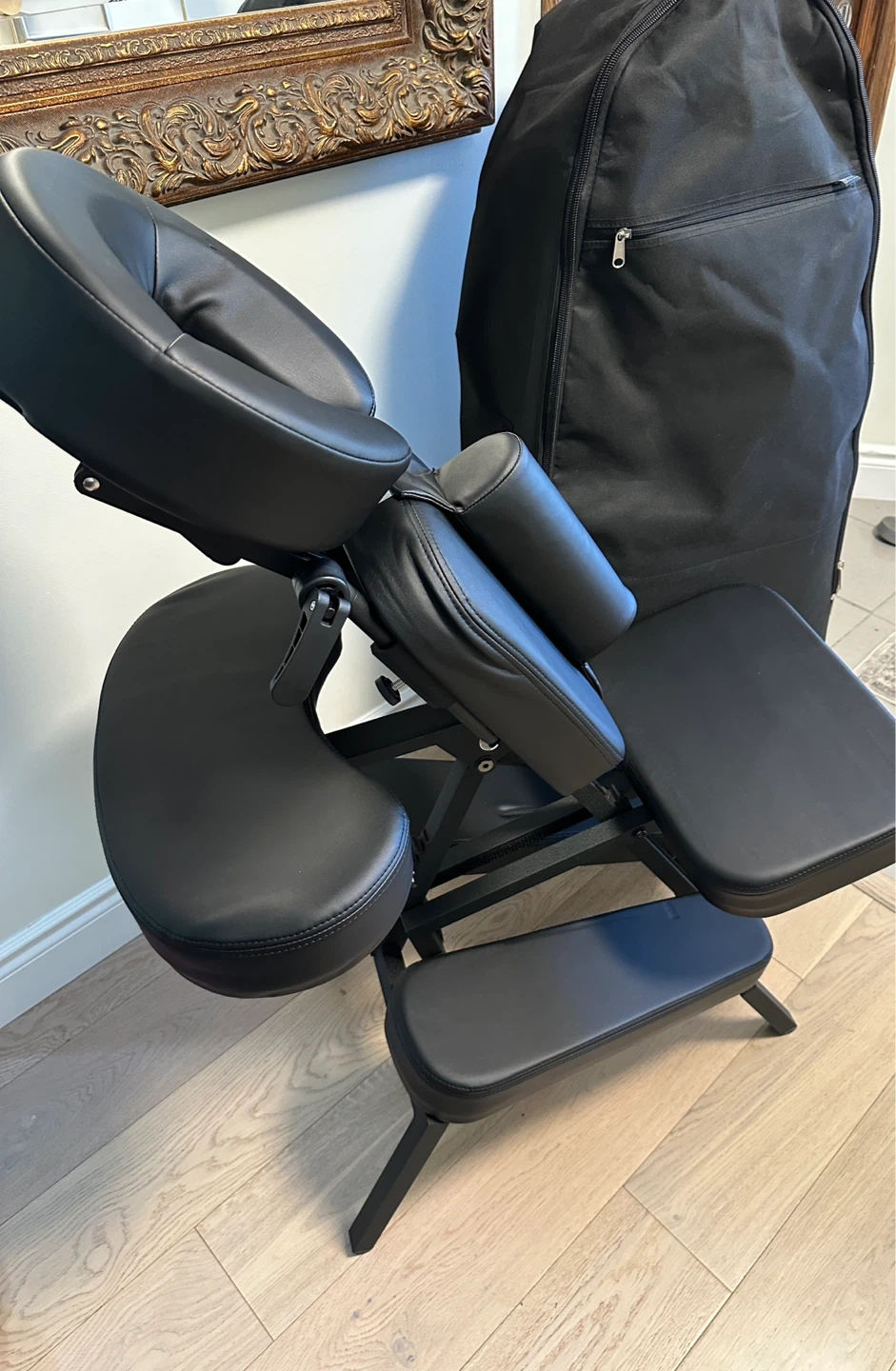 Black Massage Chair with Carrying Bag - photo 2