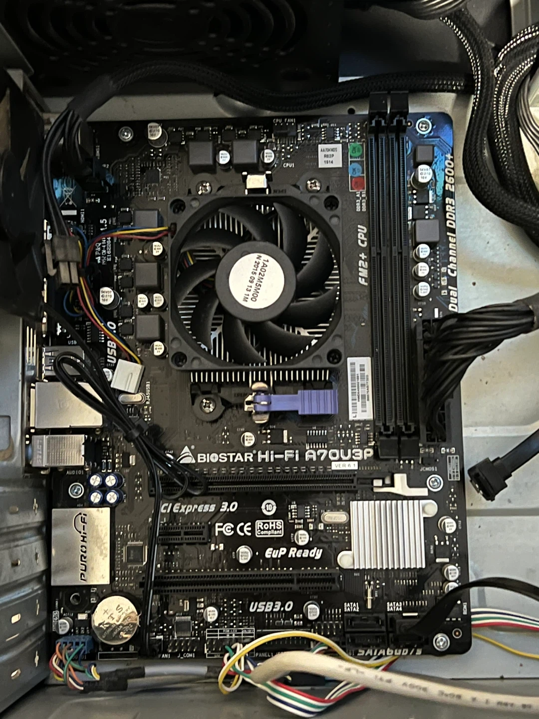 Black ATX Computer Case with EVGA 450W BT Power Supply - photo 2