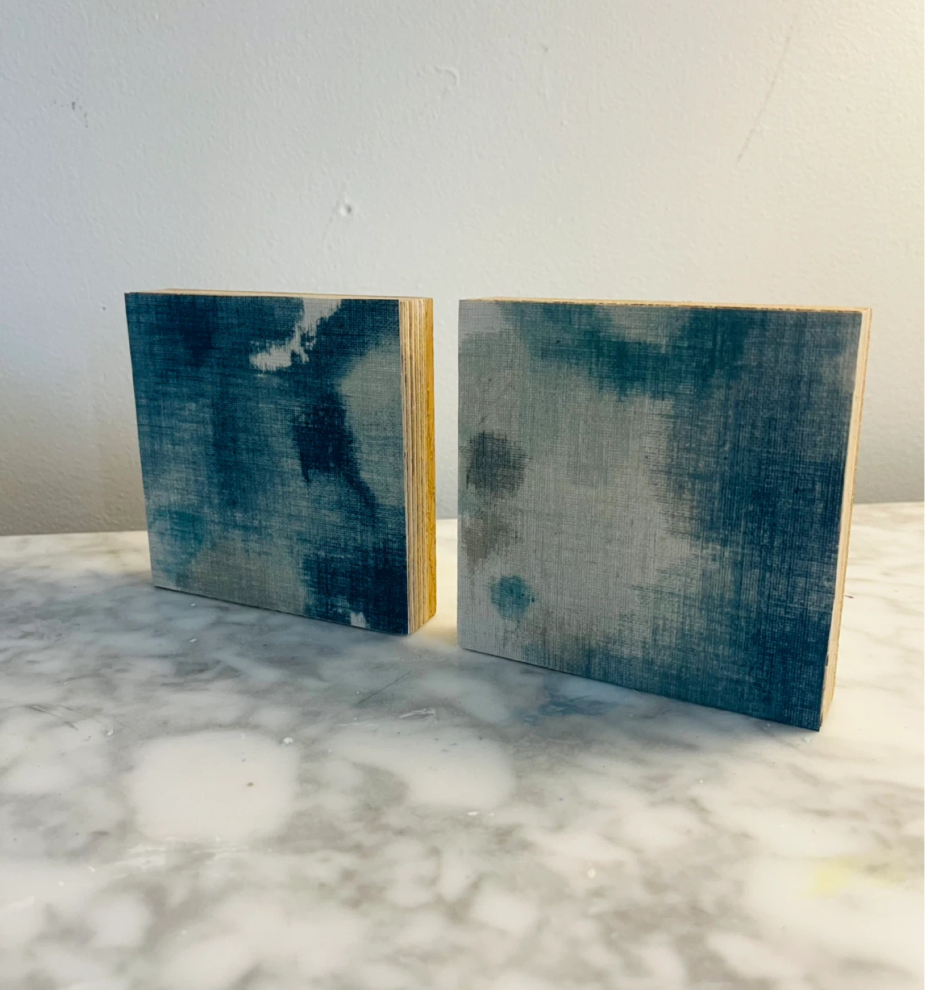 Set of 2 Decorative Wooden Blocks - photo 2