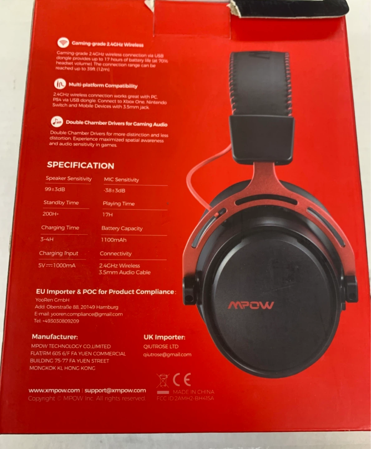 MPOW AIR Wireless Gaming Headset BH415A - photo 2