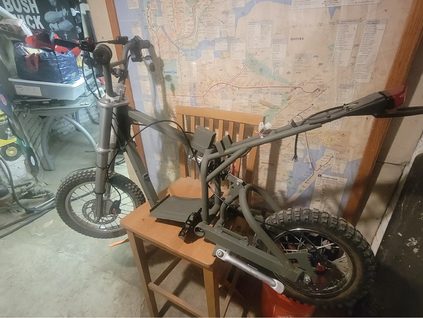 Razor Electric Dirt Bike Frame and Seat