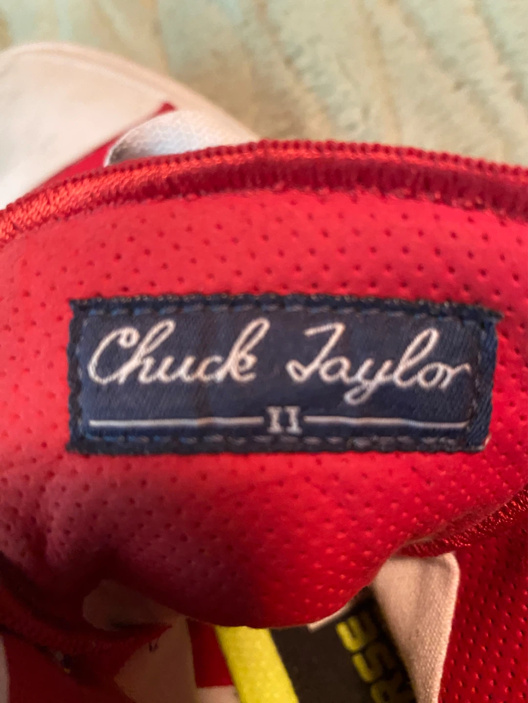 Converse Chuck Taylor All Star II Red High Top Sneakers - photo 3