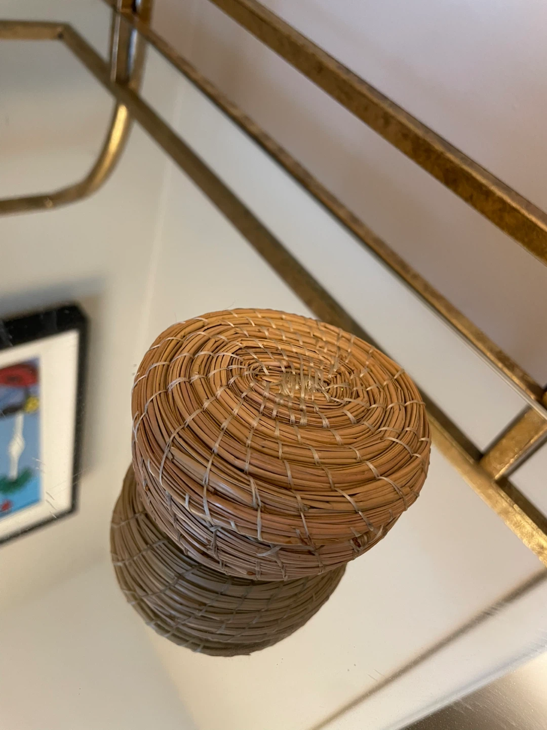 Handmade Indigenous Pine Needle Basket