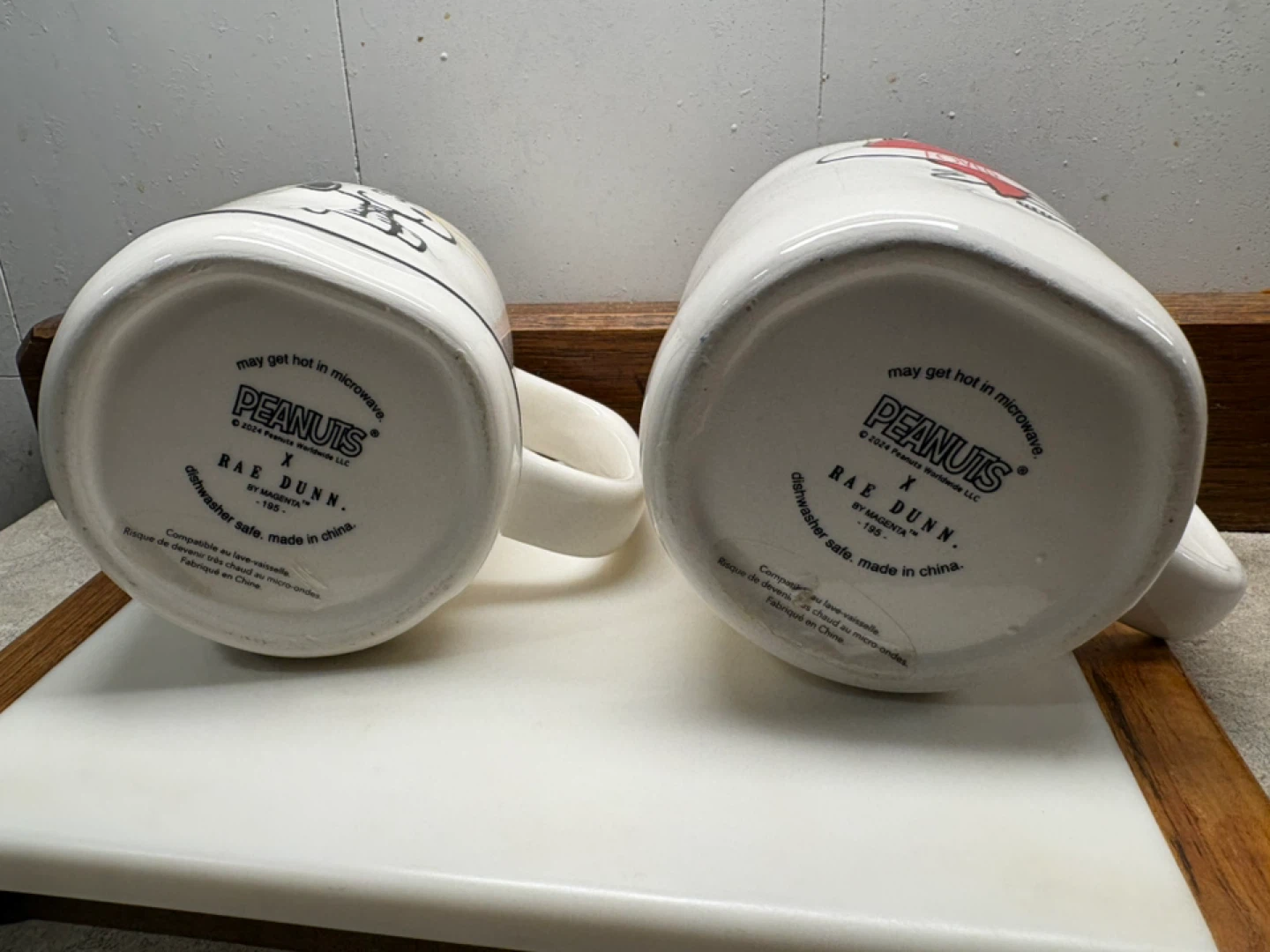 Rae Dunn Peanuts Snoopy Mugs (Set of 2) - photo 4