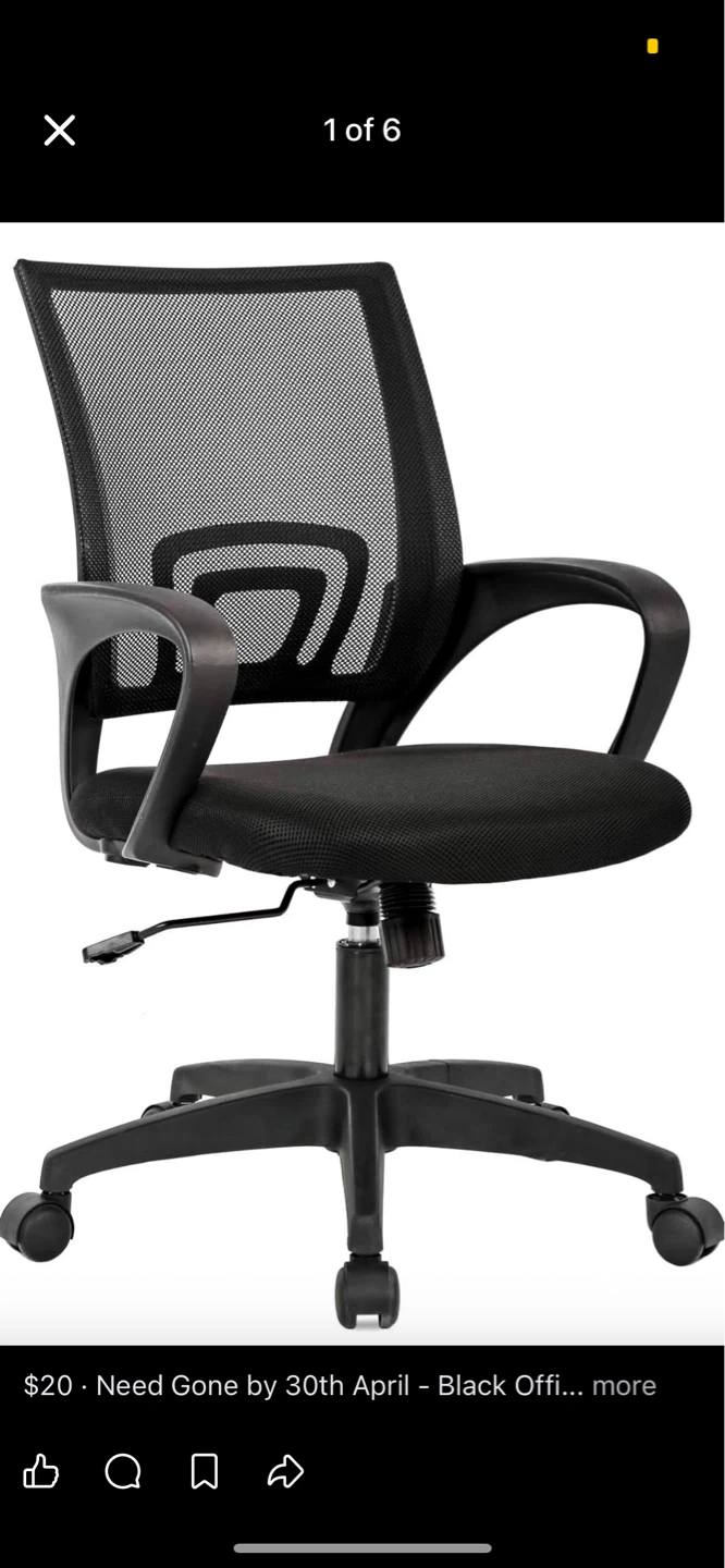 Black Mesh Office Chair