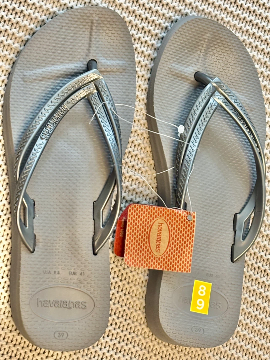Havaianas Flip Flops Gray Size 39 - photo 4