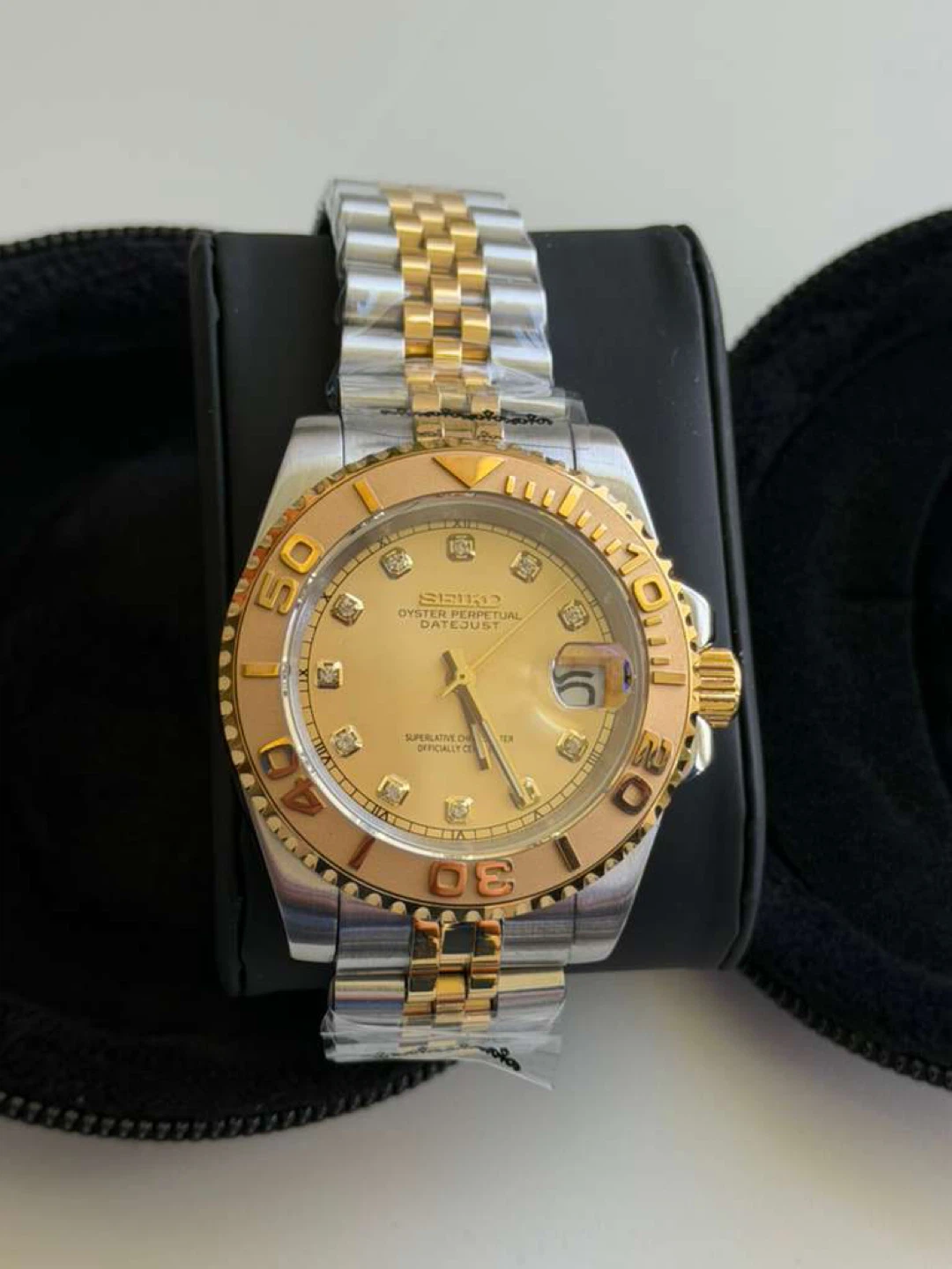 Seiko MOD Automatic Gold Two-Tone Watch