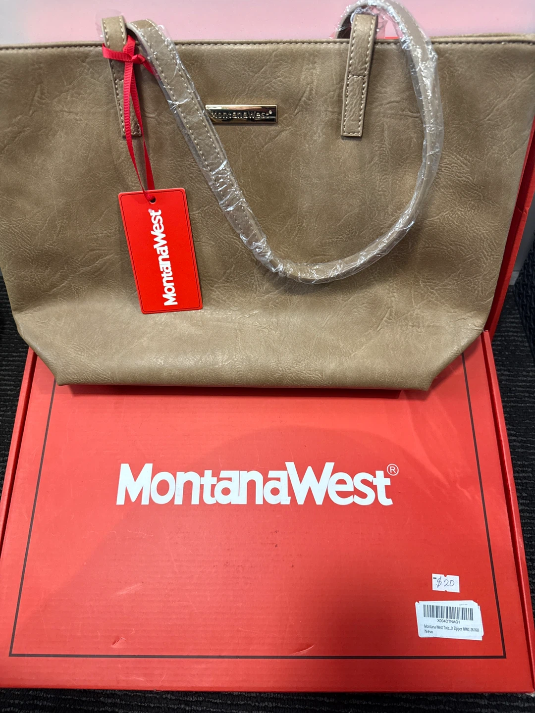 Montana West Tote Bag - Tan