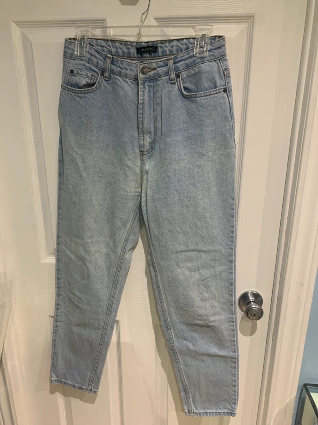 TRENDYOL Light Wash Denim Jeans