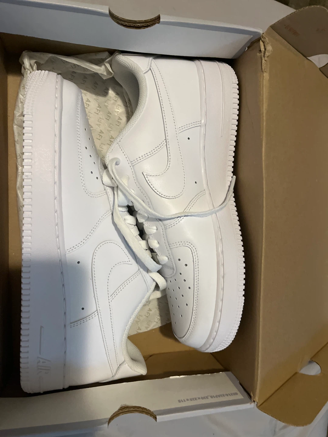 Nike Air Force 1 '07 White Sneakers Size 10