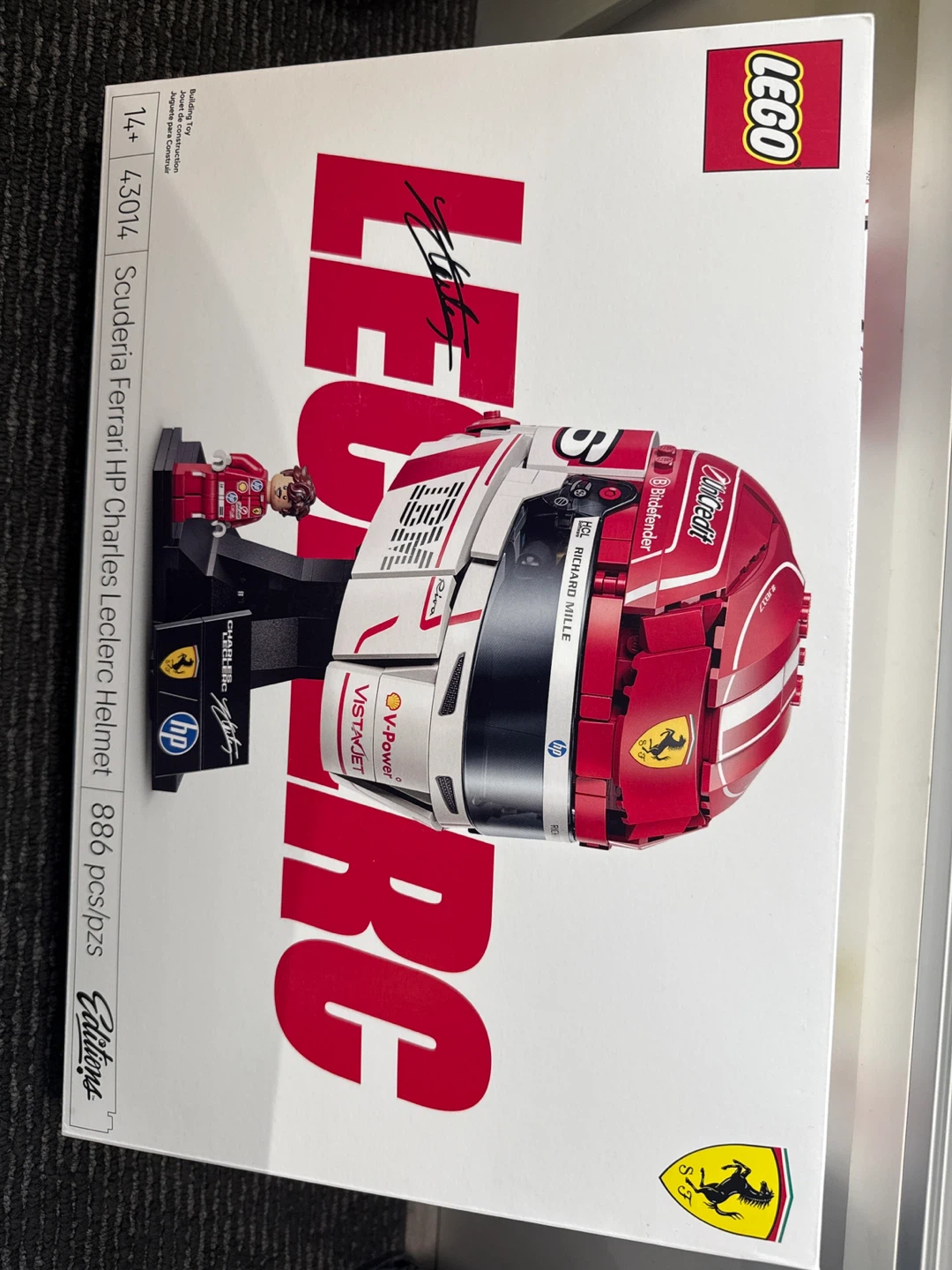 LEGO Technic Scuderia Ferrari HP Charles Leclerc Helmet 42119