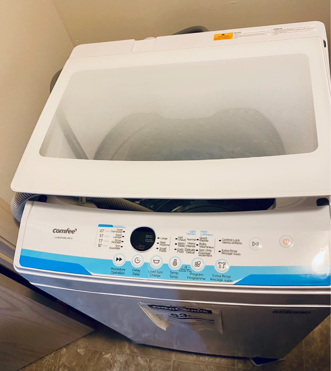 Comfee Top Load Washing Machine