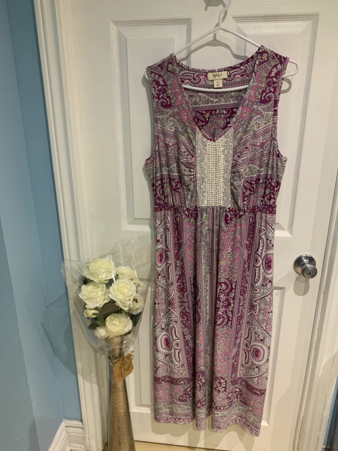 Style & Co Paisley Maxi Dress XL