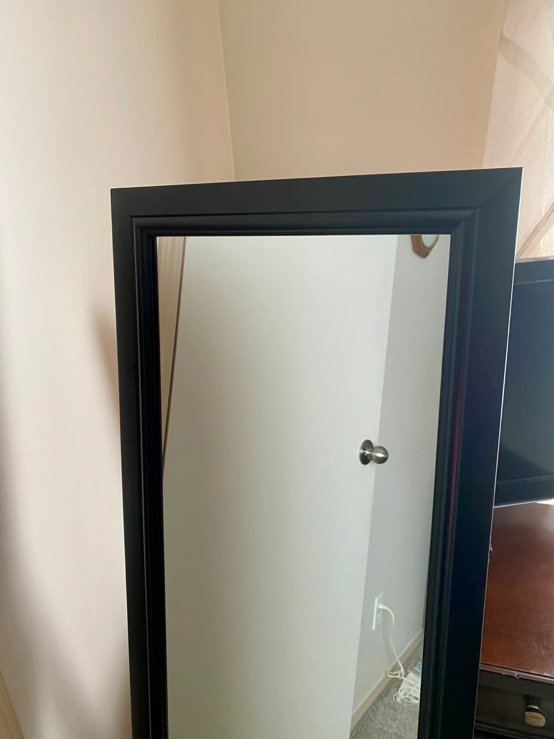 Brown Framed Full Length Mirror - photo 2