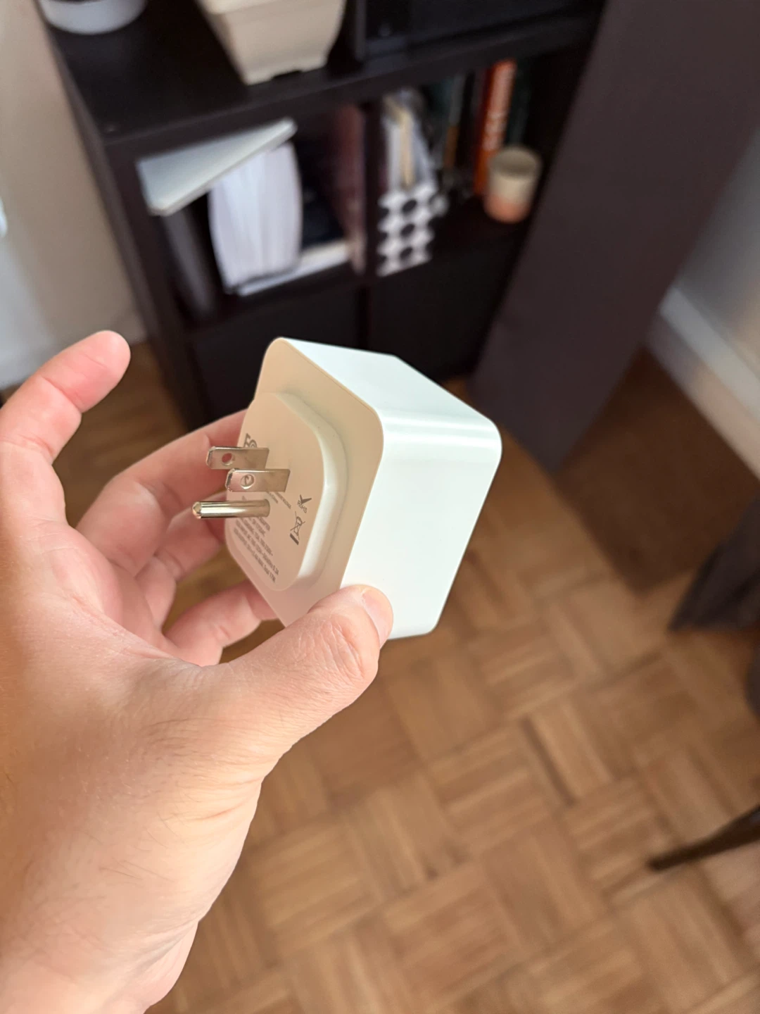 White Universal Travel Adapter with USB and USB-C Ports - photo 2