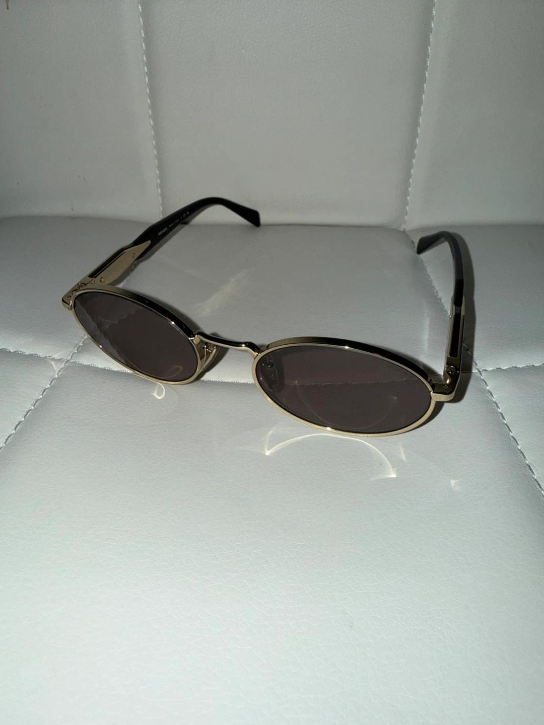 Prada Sunglasses PR 65ZS Women’s - Grey and Gold