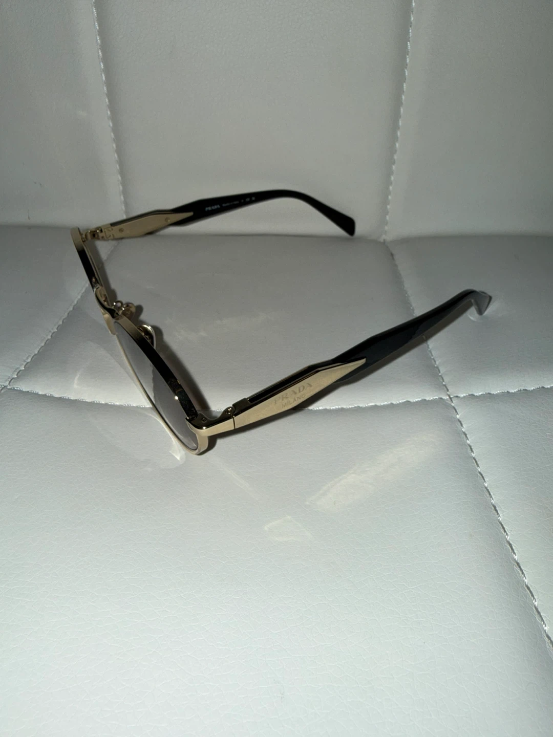 Prada Sunglasses PR 65ZS Women’s - Grey and Gold - photo 2