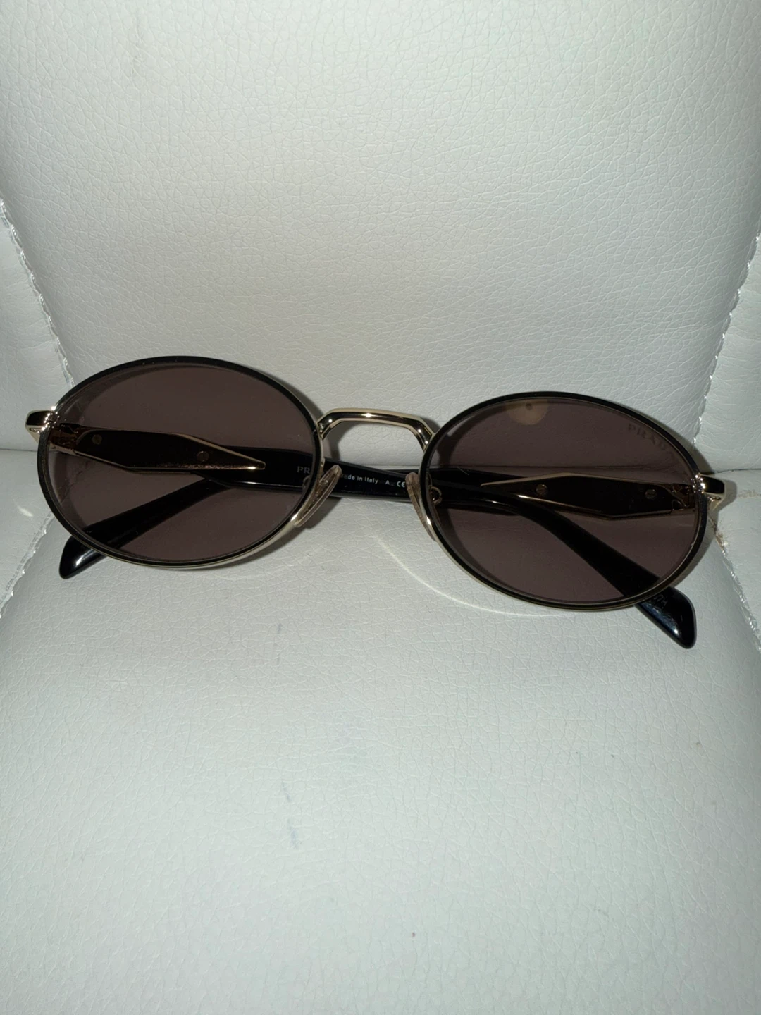 Prada Sunglasses PR 65ZS Women’s - Grey and Gold - photo 4