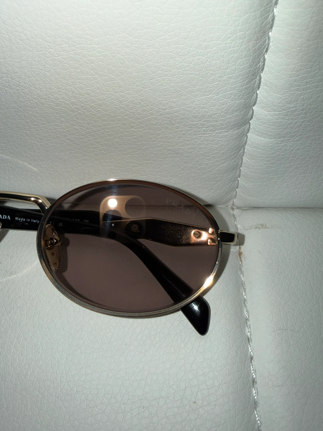 Prada Sunglasses PR 65ZS Women’s - Grey and Gold - photo 5