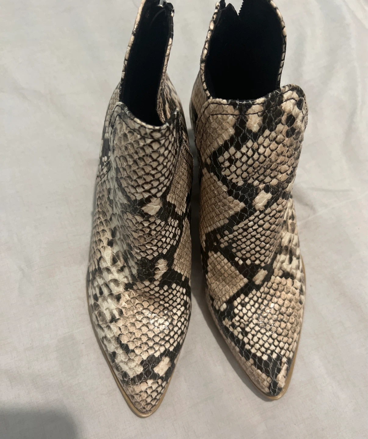 Snake Print Ankle Boots size 37 - photo 2