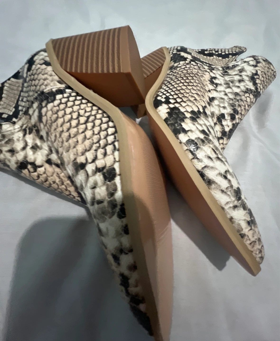 Snake Print Ankle Boots size 37 - photo 3