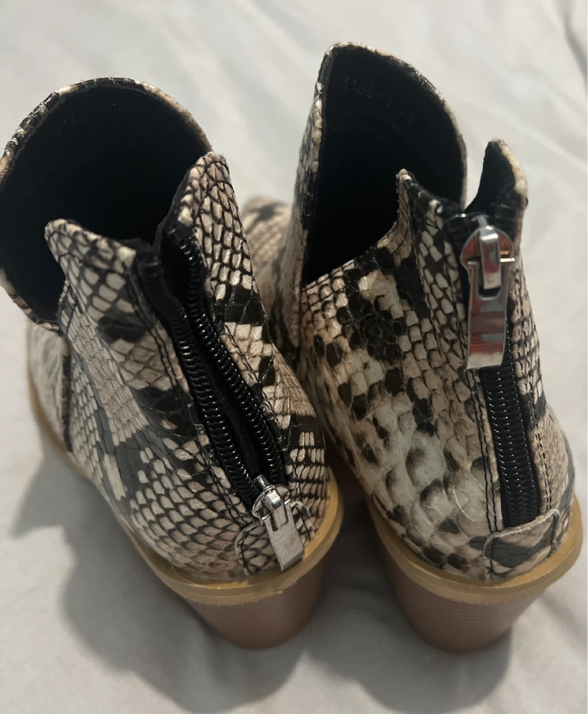 Snake Print Ankle Boots size 37 - photo 4