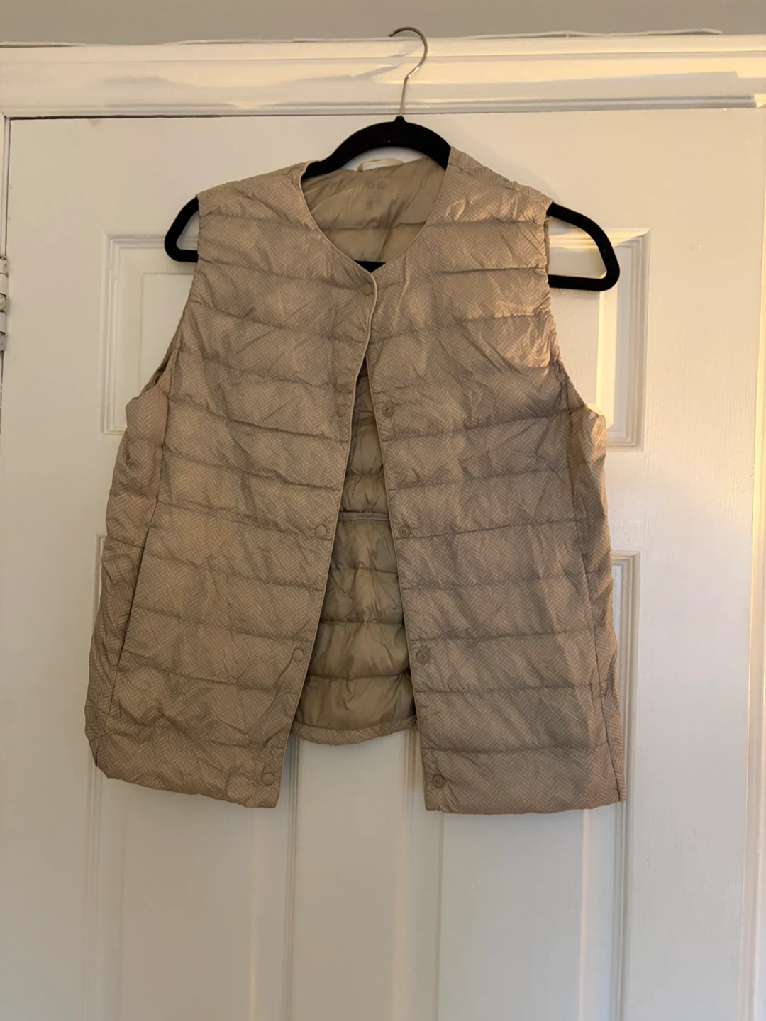 UNIQLO Ultra Light Down Vest - Beige, Medium