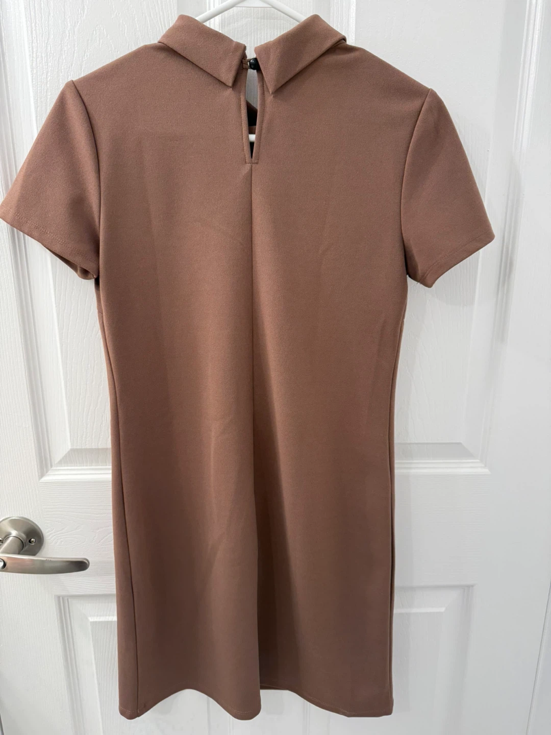 Brown Short Sleeve Dress - photo 2